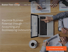 Tablet Screenshot of bostonfinexgroup.com